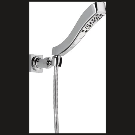 Delta Universal Showering Components H2Okinetic 4-Setting Adjustable Wall Mount Hand Shower 55552